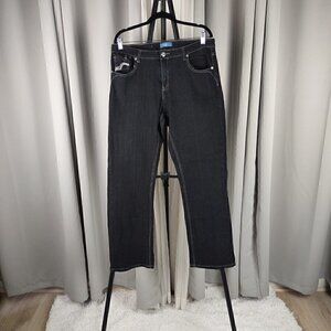 DKIN Women's Black Cotton Blend Jeans Size 18W